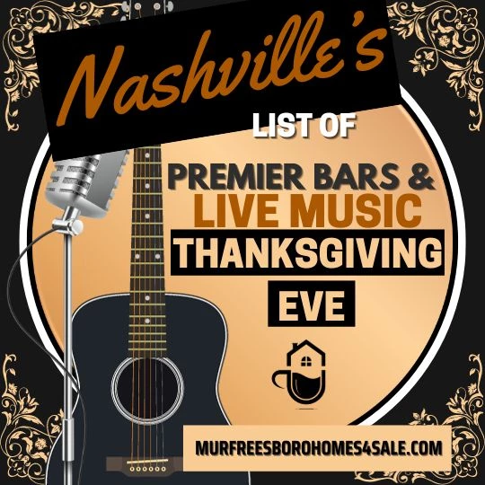 Nashvilles Premier Bars Live Music on Thanksgiving Eve Nashvilles Premier Bars Live Music on Thanksgiving Eve